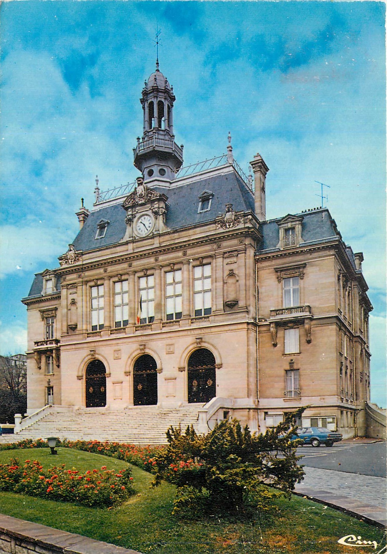 CPM Asnieres (Hauts de Seine) L'hotel de ville