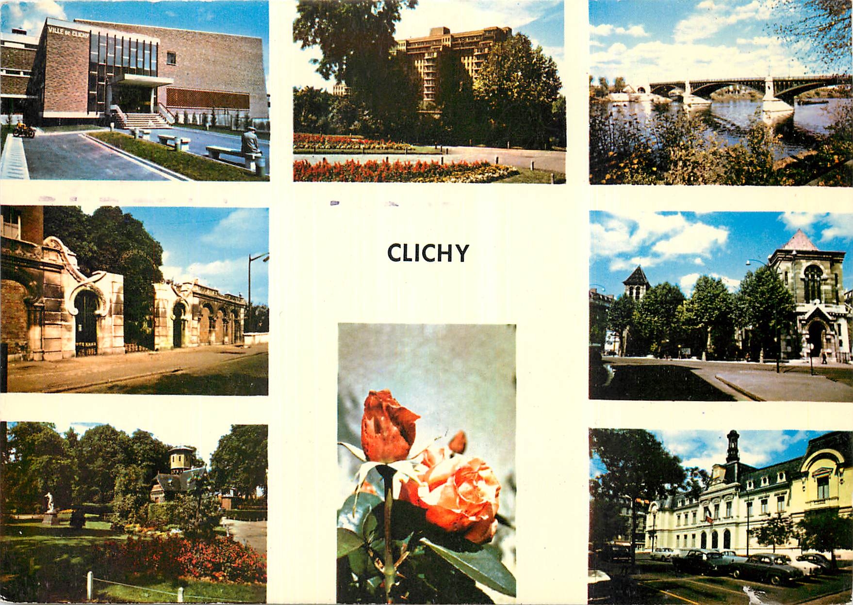 CPM Clichy Images de France Divers aspects de la ville