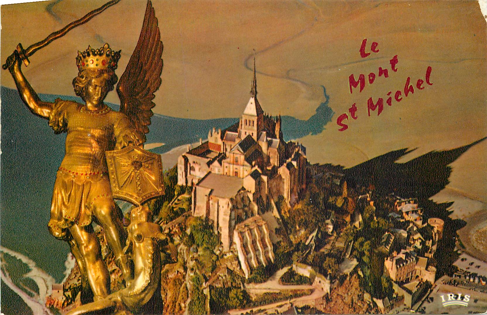 CPM Le Mont Saint Michel Vue aerienne