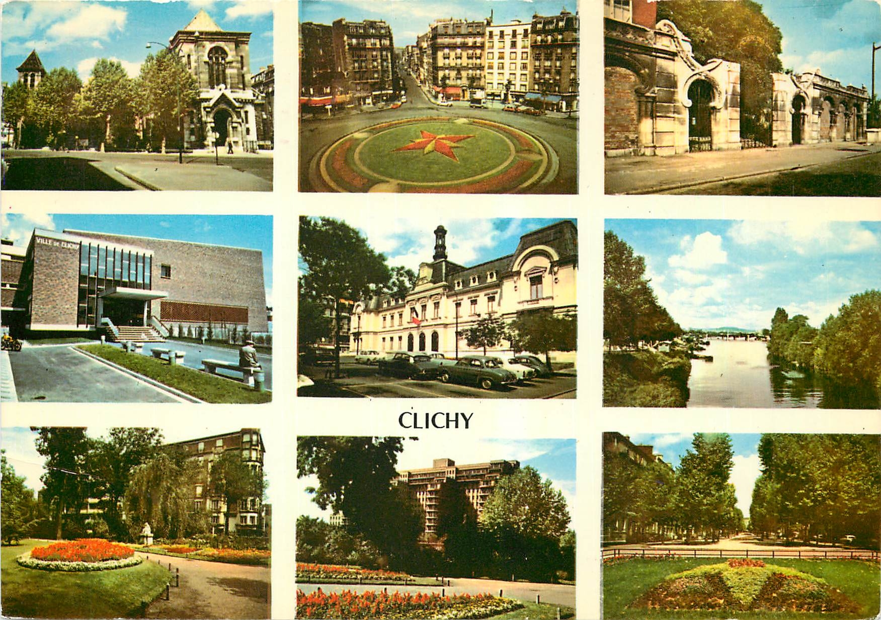 CPM Clichy Images de France Divers aspects de la ville