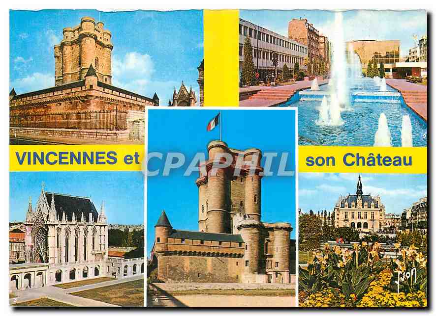 CPM Couleurs et Lumiere de France Vincennes (Val de Marne) Le Donjon du Chateau (XIVe s)