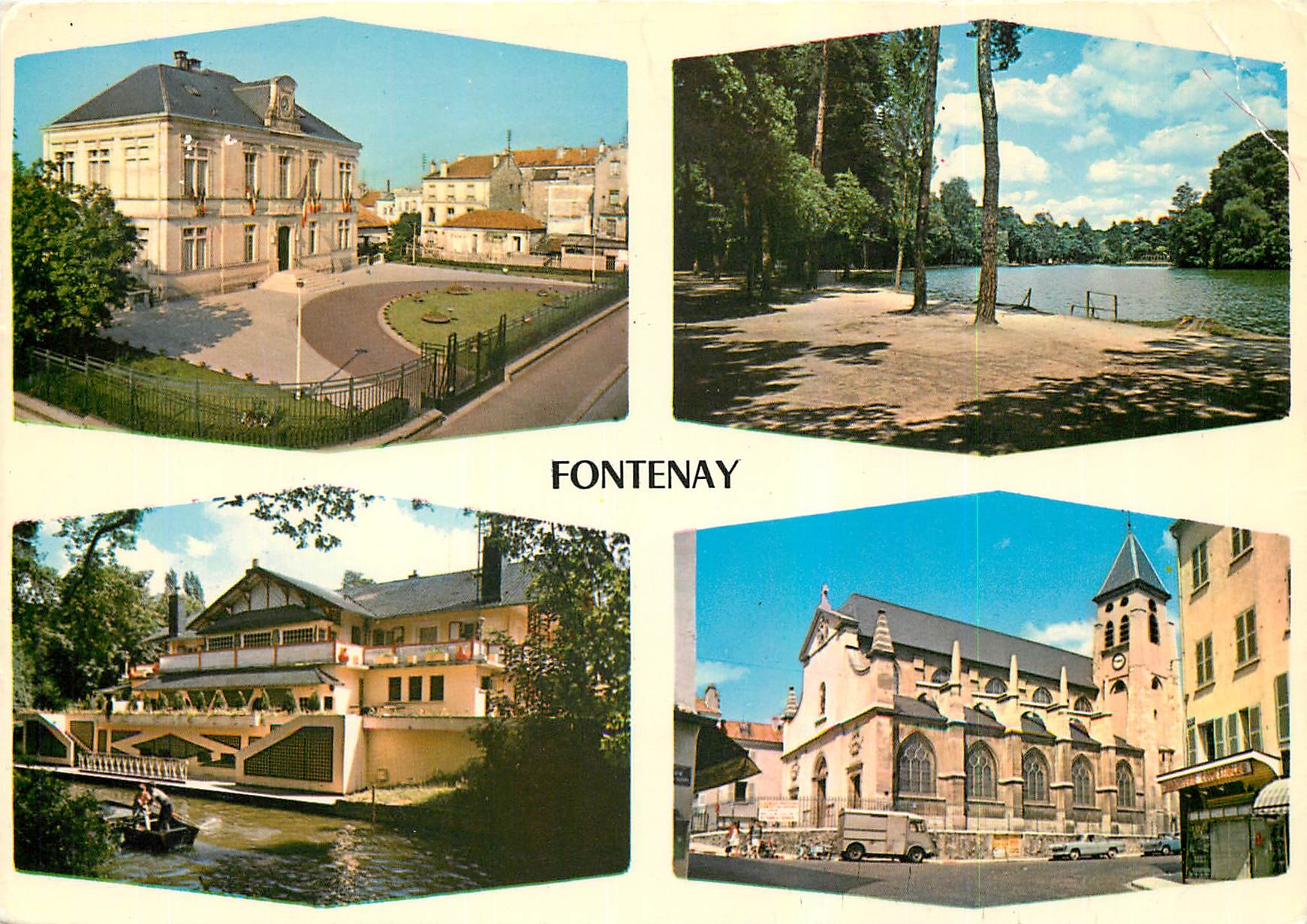 CPM Fontenay Images de France Divers aspects de la ville