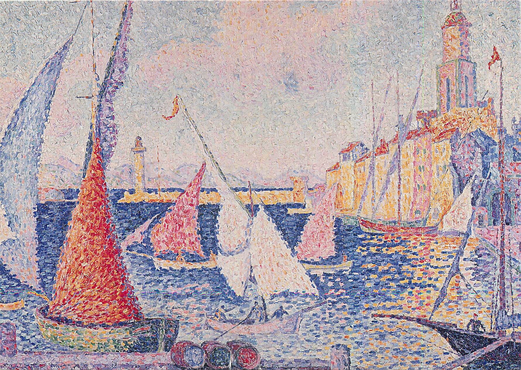 CPM Paul Signac (1869 1935) Saint Topez le quai 1899