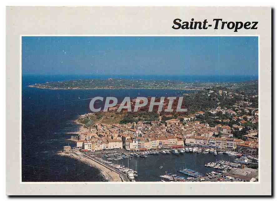 CPM Saint Tropez (Var) vue generale aerienne
