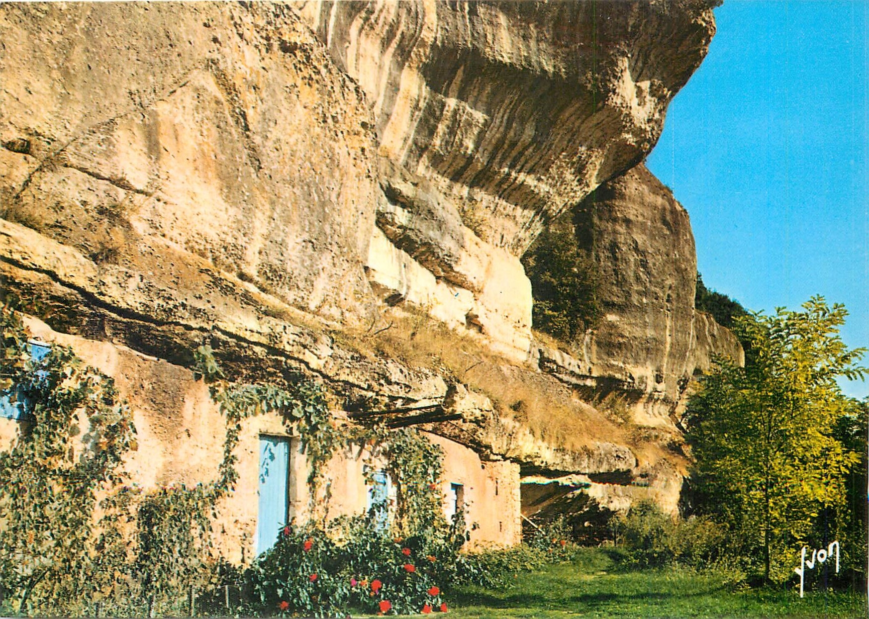 CPM Les Eyziers (Dordogne) Capitale de la Prehistoire Habitation Troglodytique