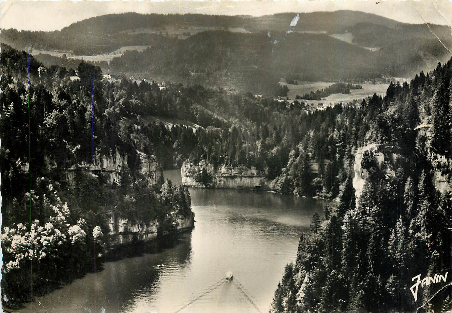 CPM Frontiere Franco Suisse Villers le Lac Les bassins du Doubs