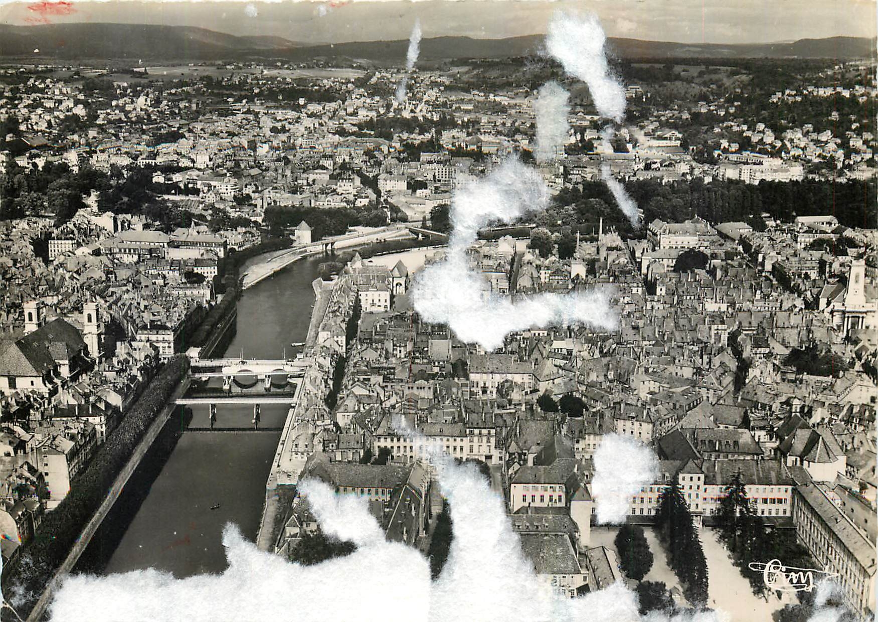 Besançon (Doubs) — Luftbild — Éditions Aériennes Compères