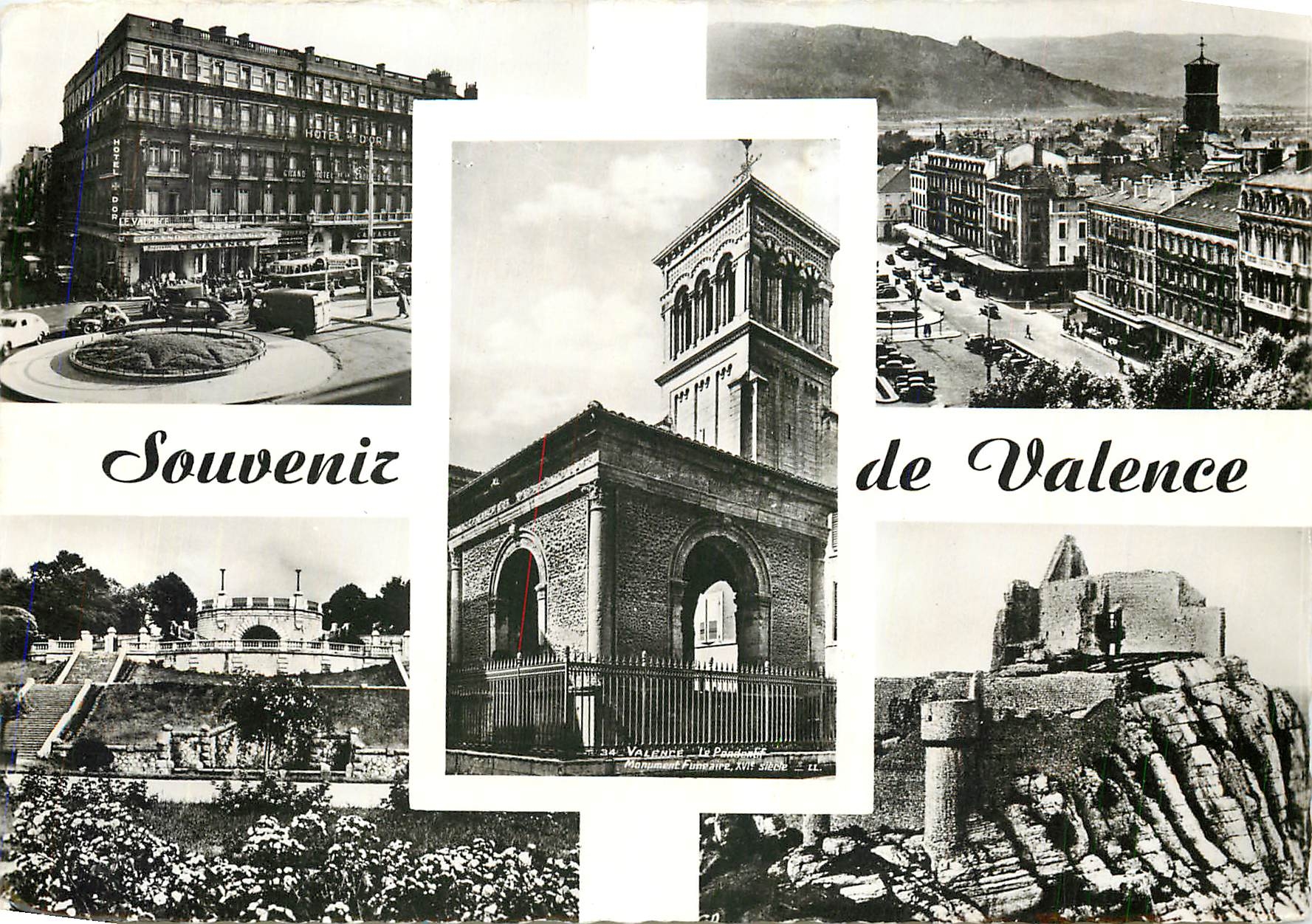 CPM Valence Plage de la Republique vue panoramique