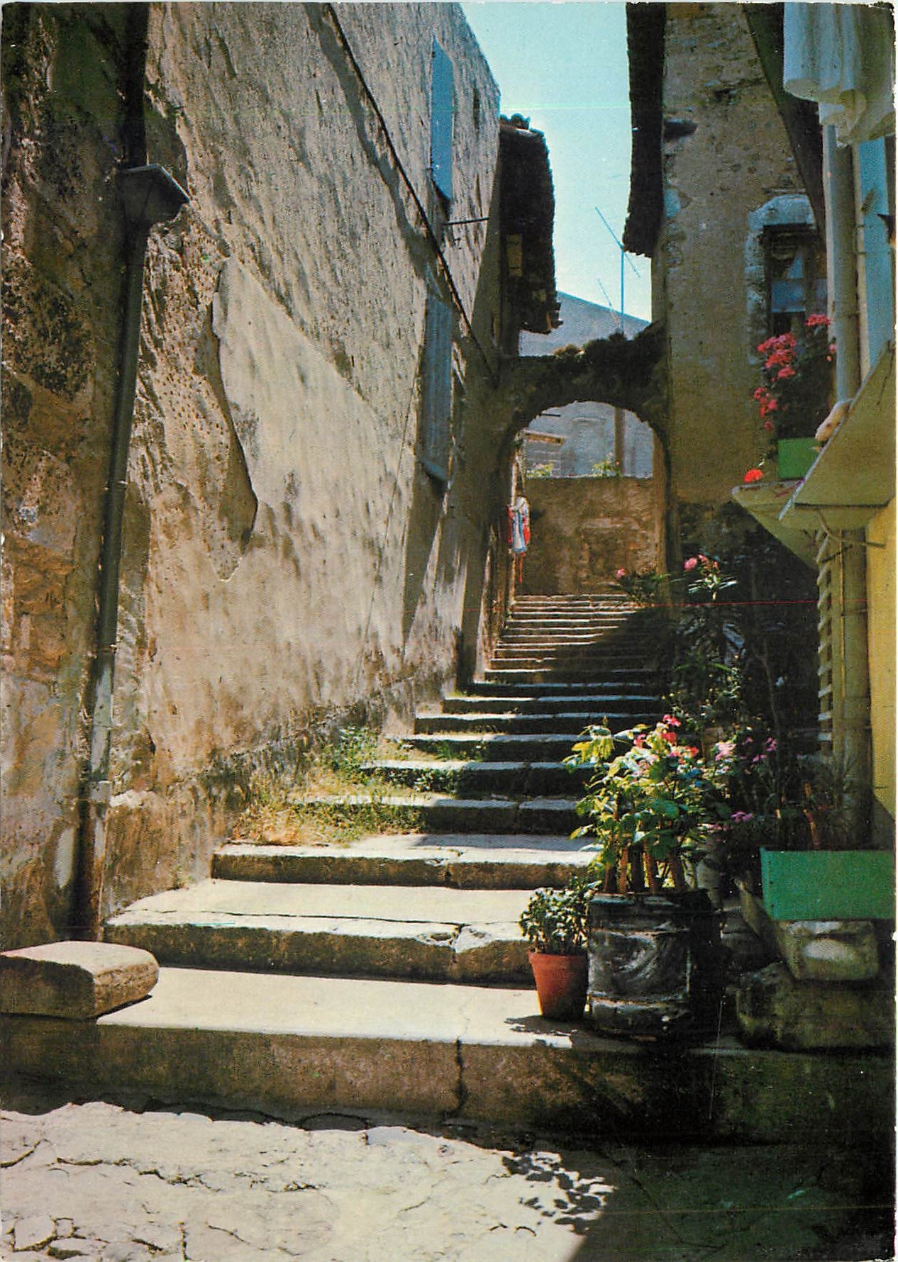 CPM Dieulefit (Drome) vieille rue (La Vialle)