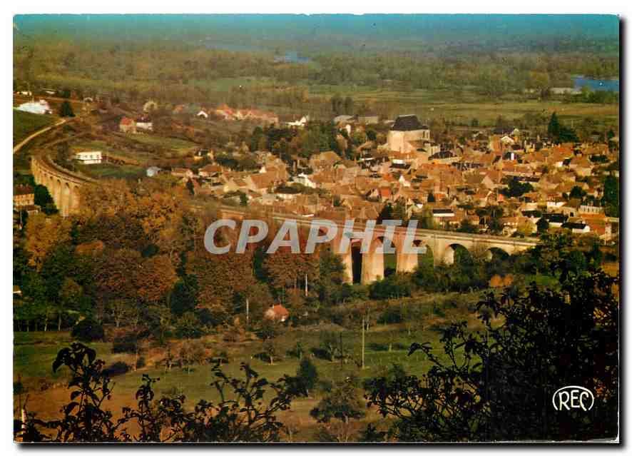 CPM Le Sancerrois Region de Vignoble repute Saint Satur (Cher) Le Viaduc