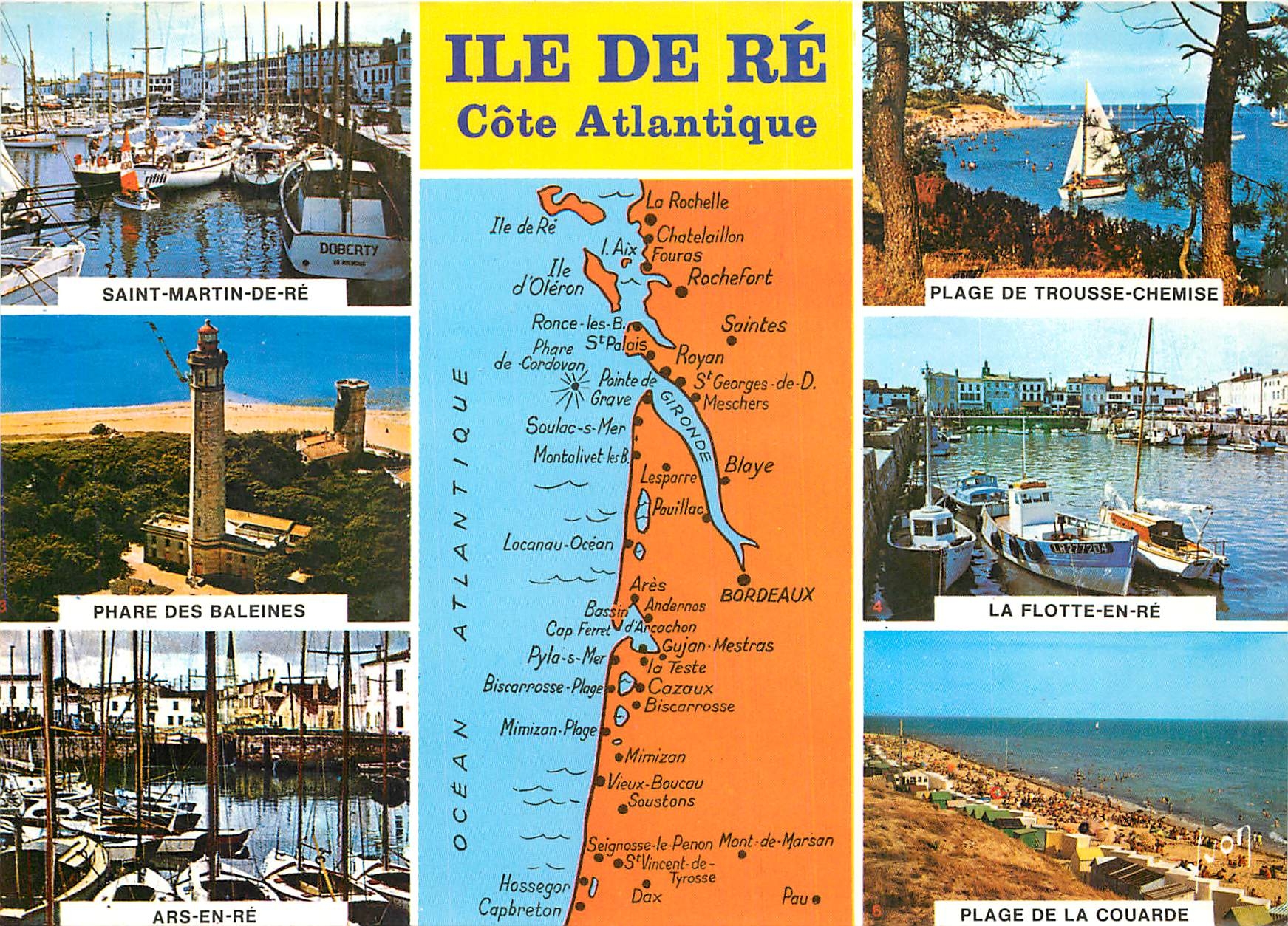 CPM Ile de Re (Charente Maritime) Vue du Ciel par Alain Percecal