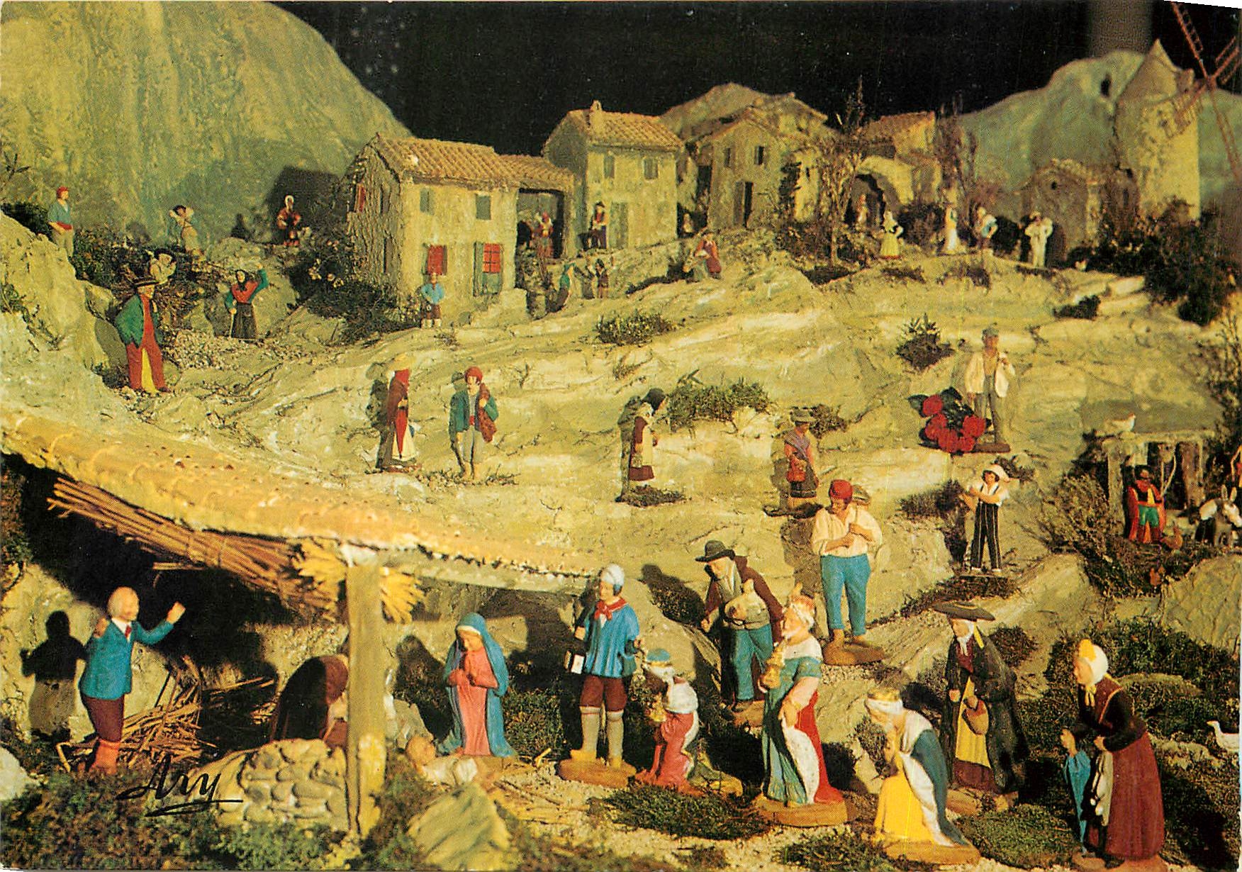 Crèche de Noël — L'Adoration — Édition TARDY, Aubagne-en-Provence
