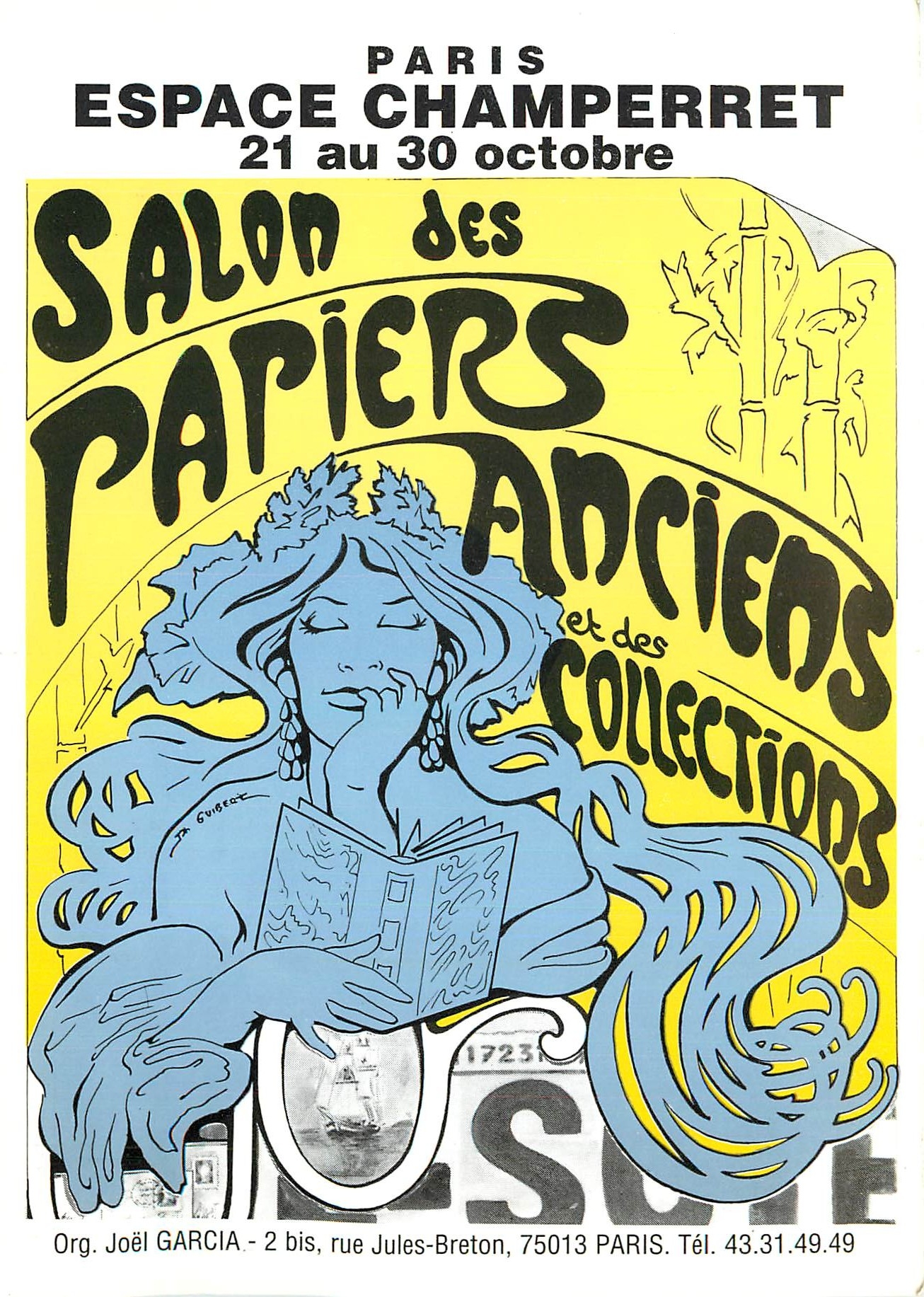 CPM Paris Espace Champerret 21 au 30 oct Salon des Papiers anciens et collections Paris