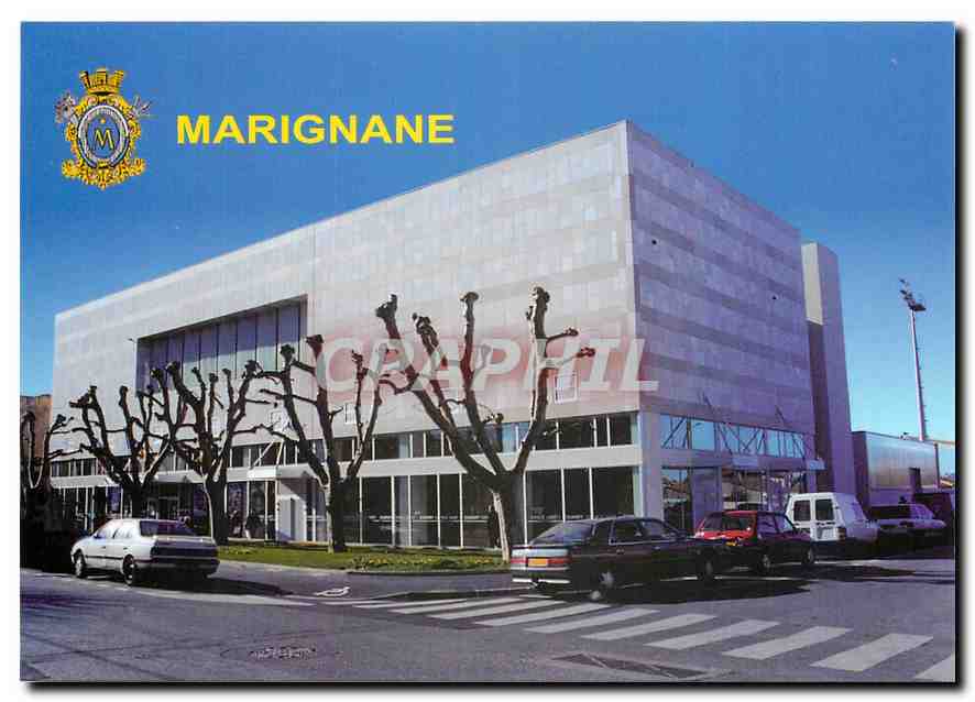 CPM Marignane (Bouche du Rhone) Espace culturel Saint Expery Inaugura le 17 janv 2004