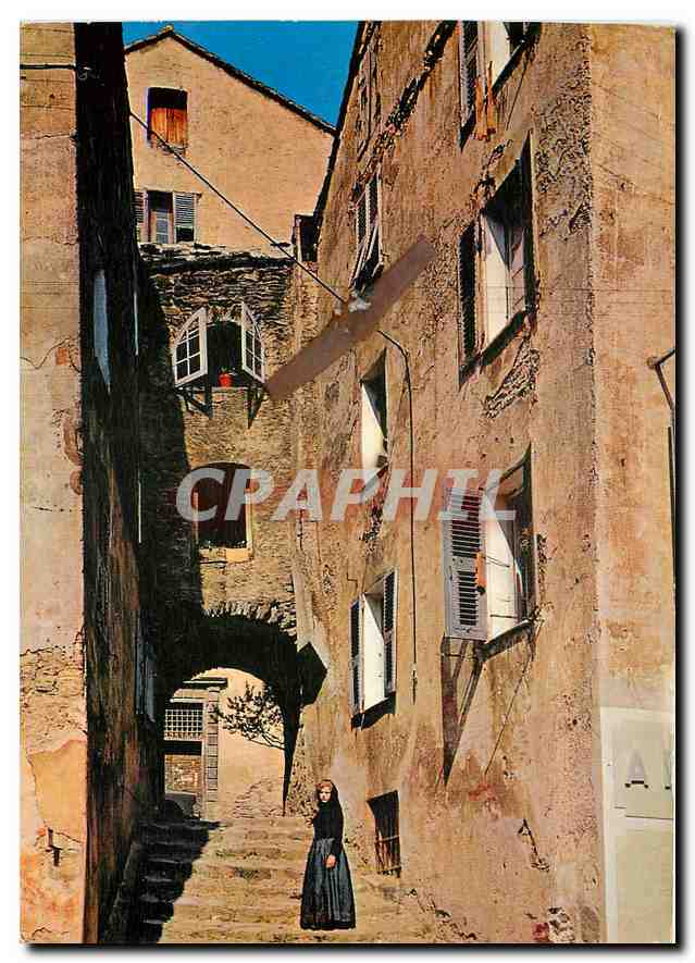 CPM La Corse Inoubliable Vieille Rue