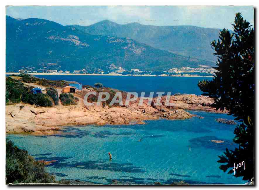 CPM Couluers et Lumiere de France La Corse Oasis de Beaute Sagone Crique aux eaux claires dans le go