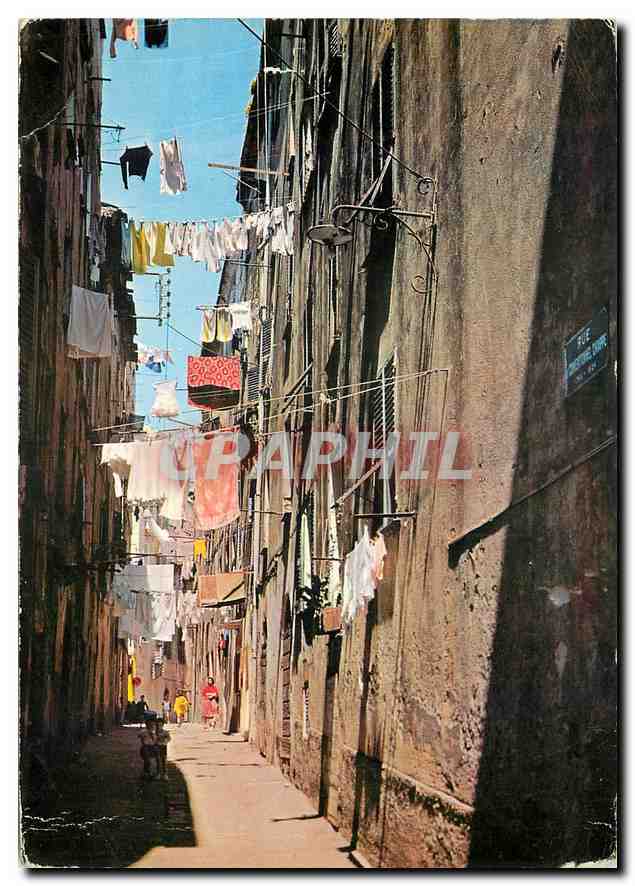 CPM La Corse Inoubliable vieille rue