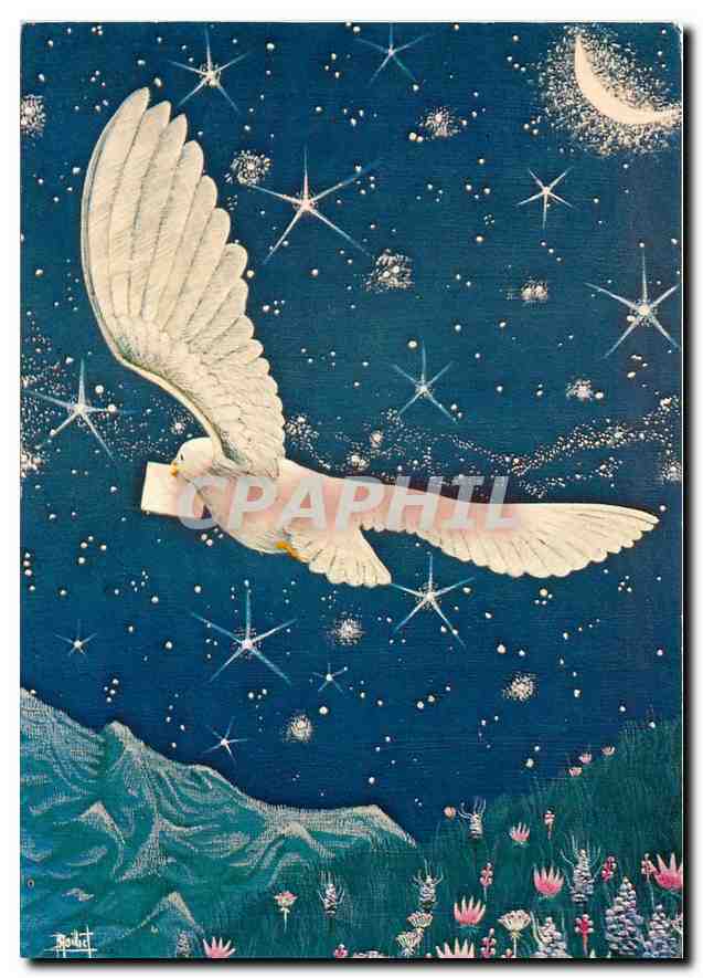 CPM Galerie Naifs et Primitifs rue du Dragon Brigitte Mailliet La lettre aux Etoiles