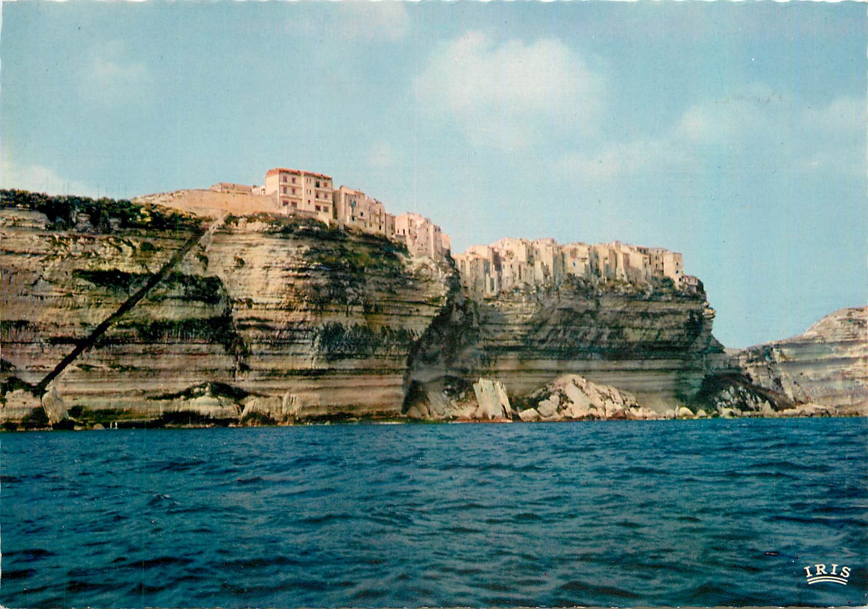 CPM Charme et Couleurs de la Corse Bonifacio La Haute ville et l'escalier du roi d'Aragon