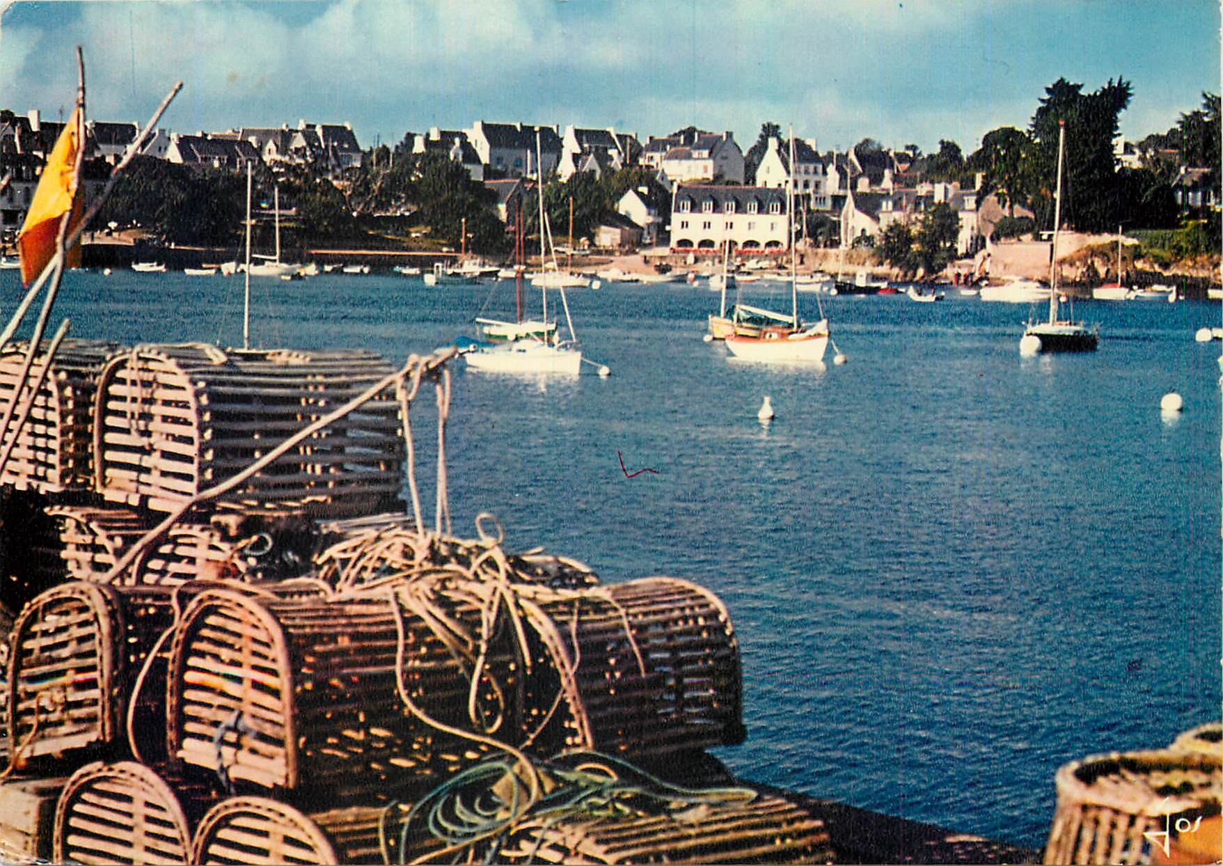 Le port vu de Bénodet — Finistère — Éditions d'Art Jos, n° MX 2365
