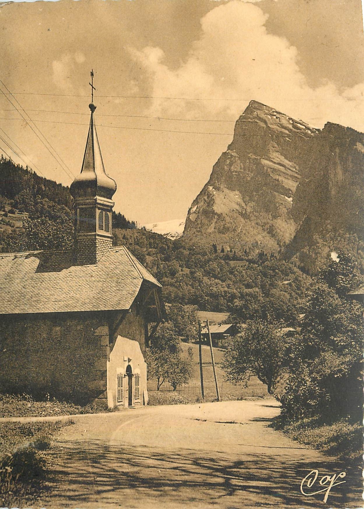 Église du Bérouze et le Criou (2225 m.) — Env. de Samoëns — CP DES ARTS PHOTOMÉCANIQUES - STRASBOURG-BENILTICHEIN - 7