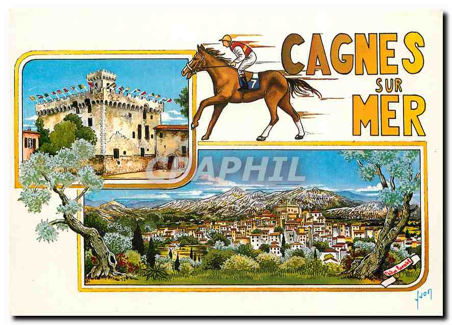 CPM Cagnes sur Mer (Alpes Maritimes) la cote d'Azur