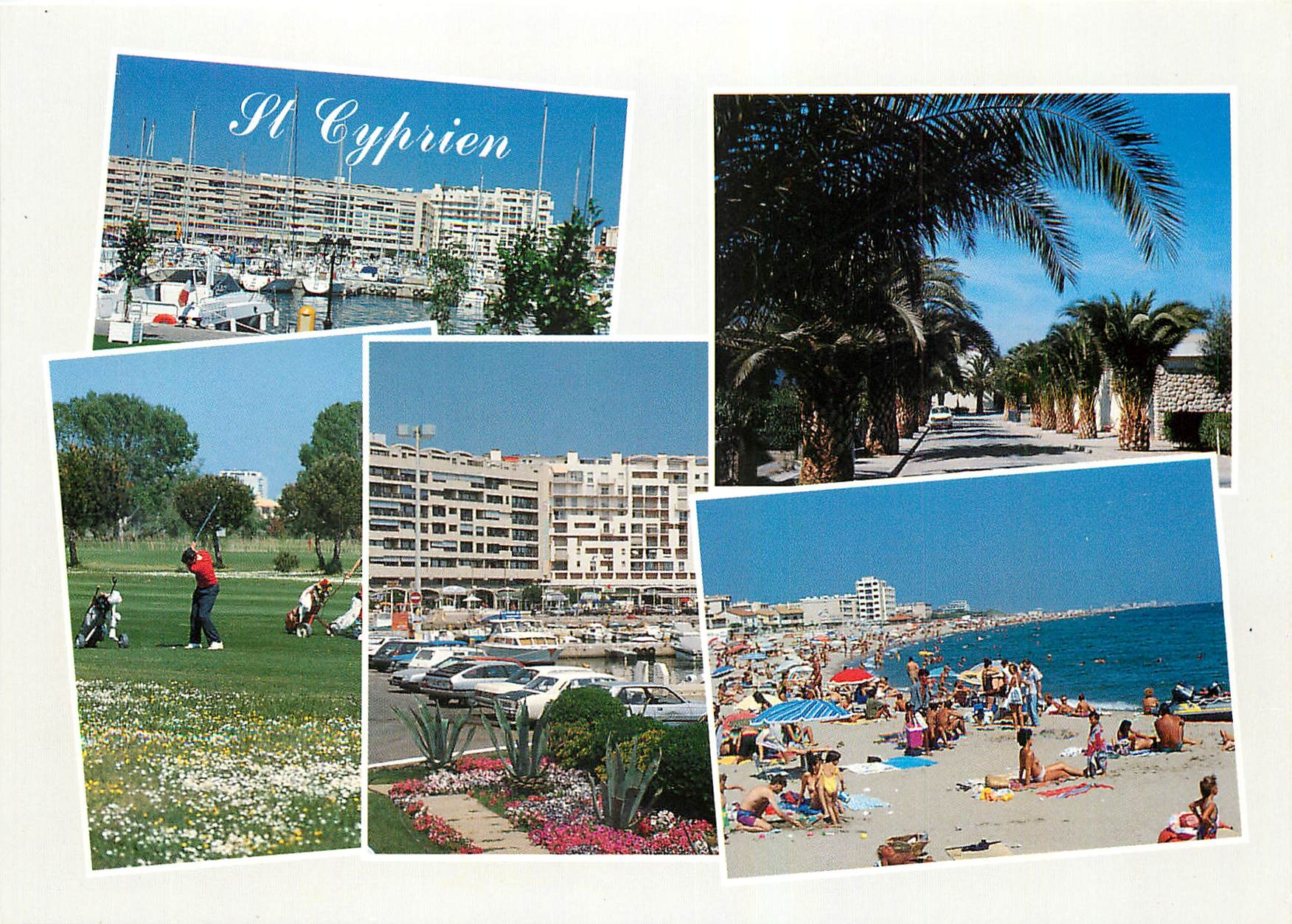 CPM Cyprien Plage La plage le port le golf