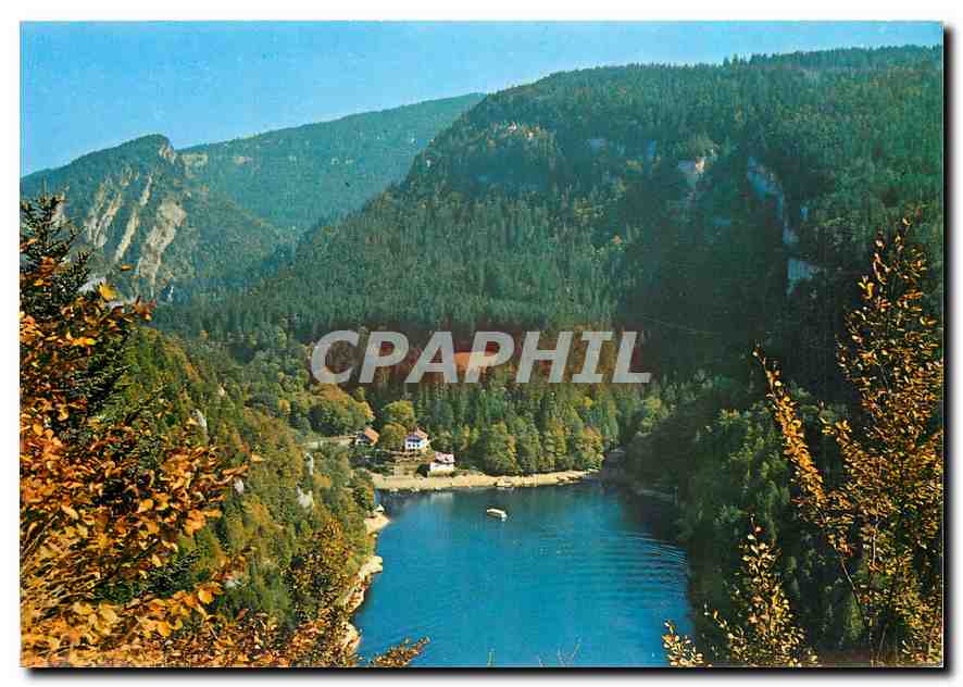 CPM Villers le Lac et les Bassins du Doubs le Bassin d'arrivee au saut du Doubs et le Pic du Chatela