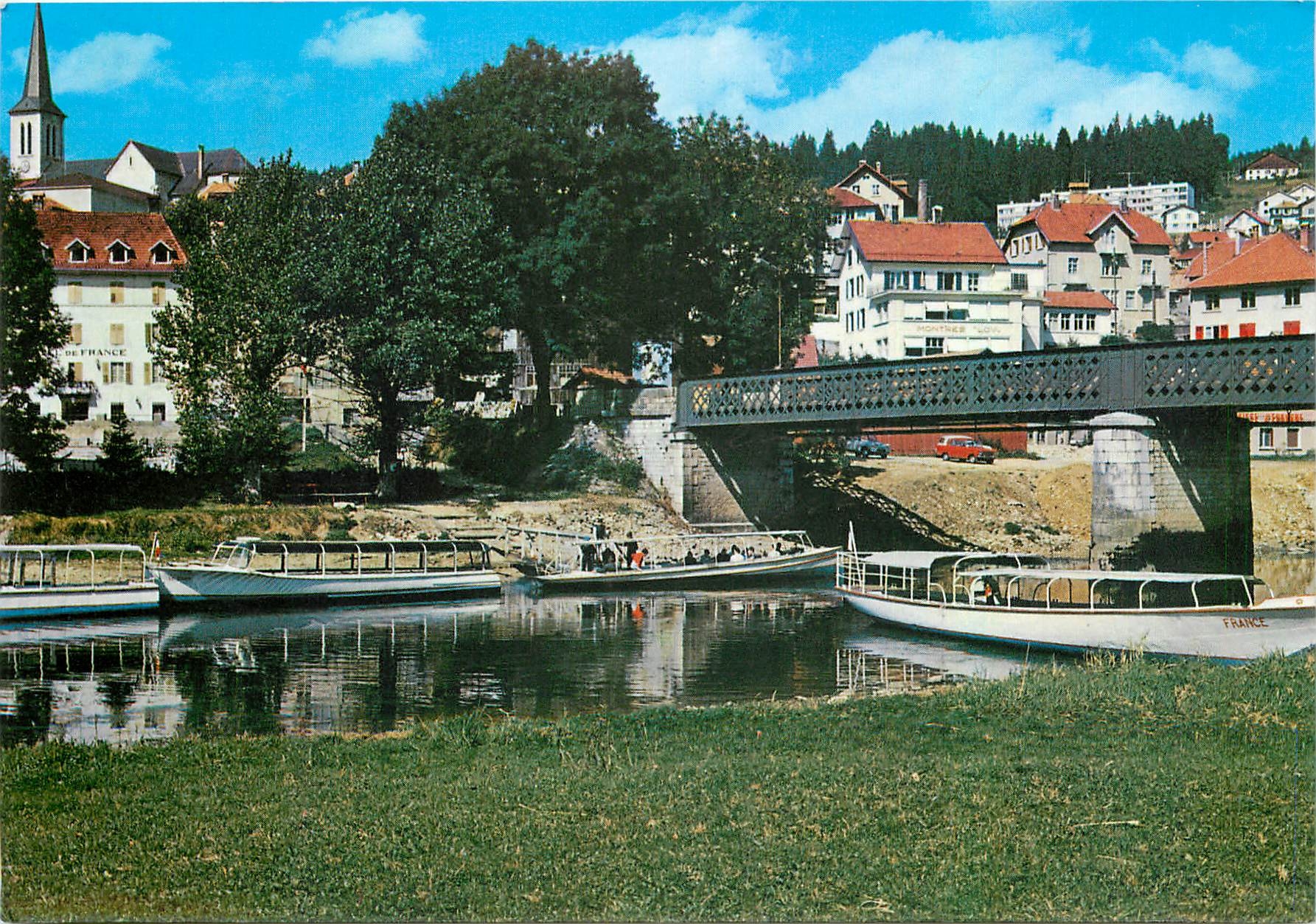 CPM Villers le Lac Frontiere Franco Suisse Embarcadere du Pont pour le Saut du Doubs