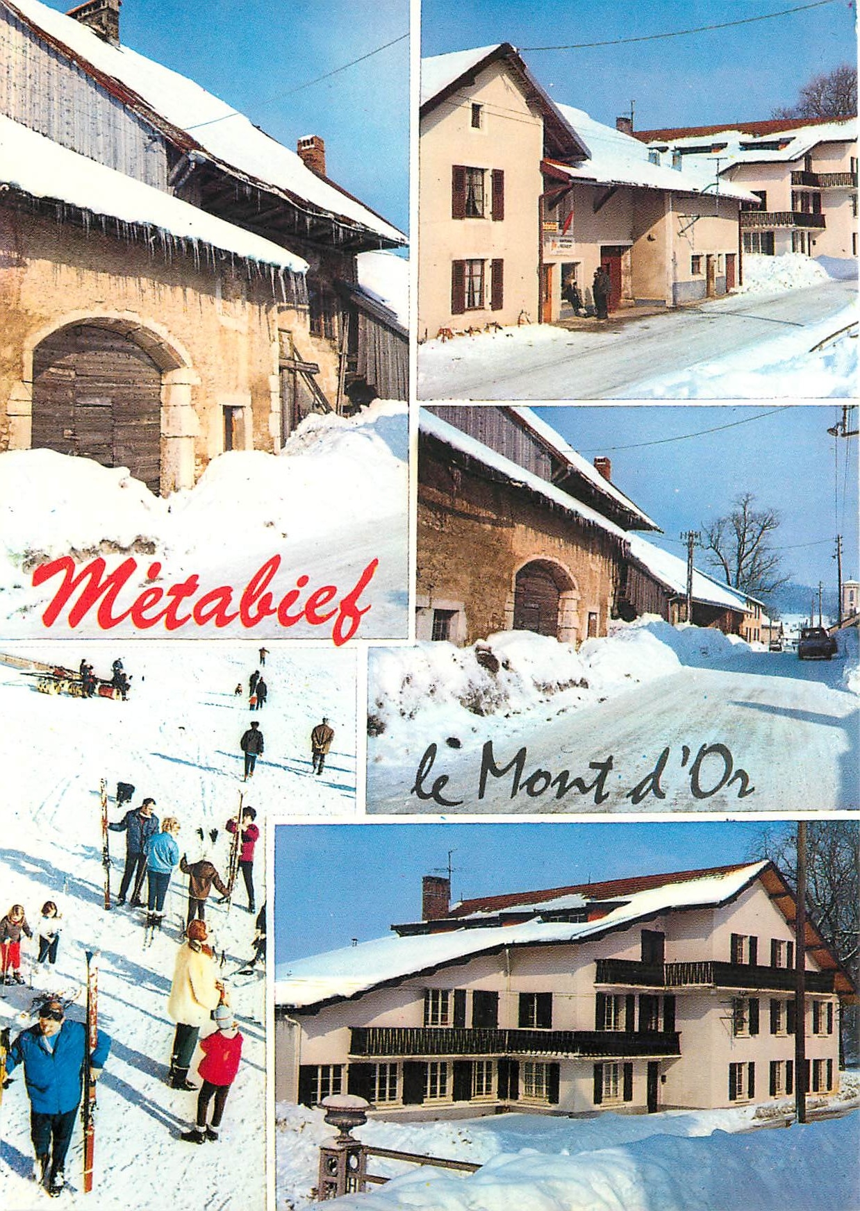 CPM Metabief Mont d'Or (doubs) Alt de 1000 a 1463 m