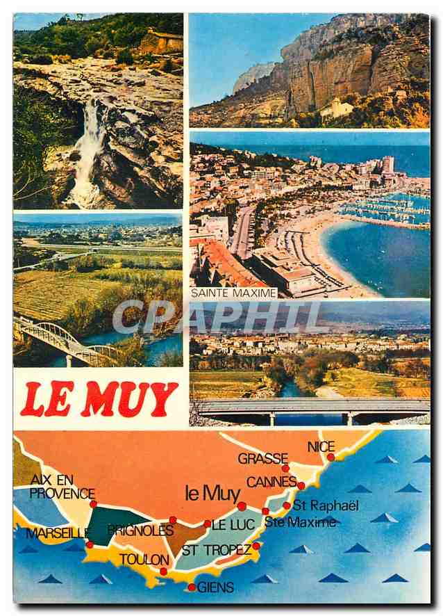 CPM Le Muy (Var) ses Sites ses rivieres ses Vignobles