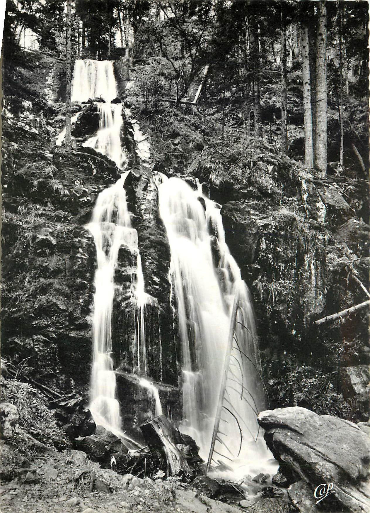 CPM Hotel de la Grande Cascade Tendon (Vosges) La Grande Cascade