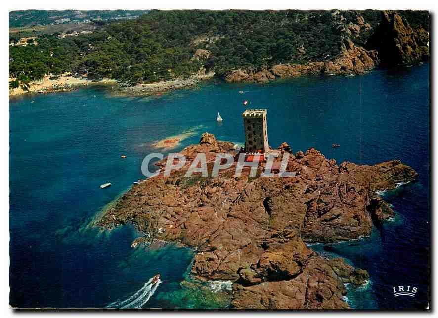 CPM Reflets de la Cote d'Azur La Corniche d'Or Au Dramont (Var) L'Ile d'Or