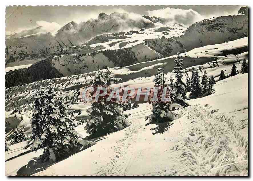 CPM Les Beaux Paysages de France L'hiver dans les Alpes