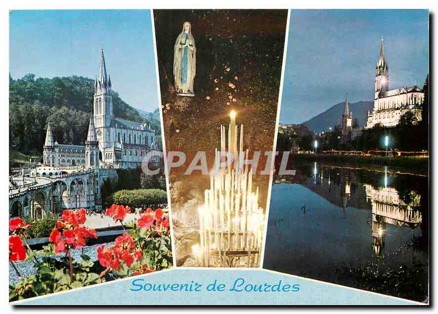 CPM Nos Belles Pyrenees Souvenir de Lourdes