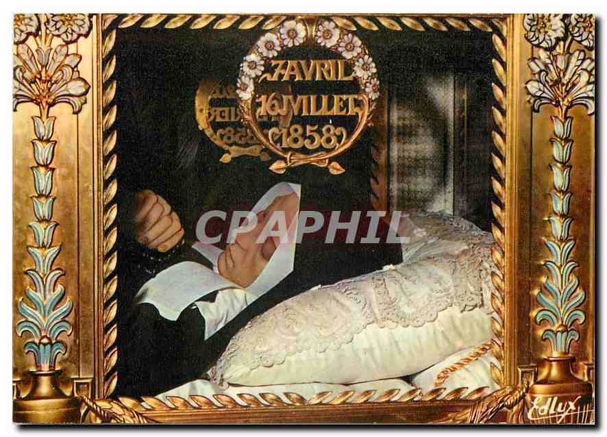 CPM Sainte Bernadette dans sa chasse a nevers au couvent saint Gildard