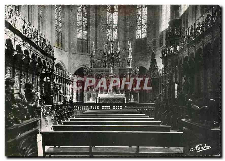 CPM Saint Bertrand de Comminges (Hautes Garonne) Interieur de la Cathedrale  (12e 14 e siecles) Le M