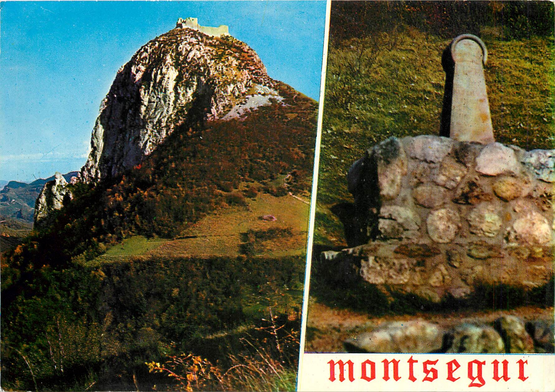 CPM Montsegur Le Chateau le Monument cathare