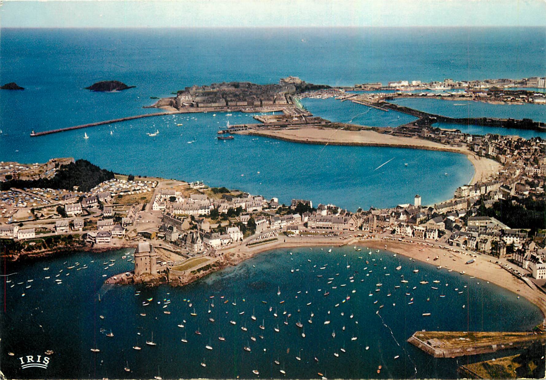 Saint-Servan - Vue aérienne — cliché Heurtier - Rennes — éditeur IRIS