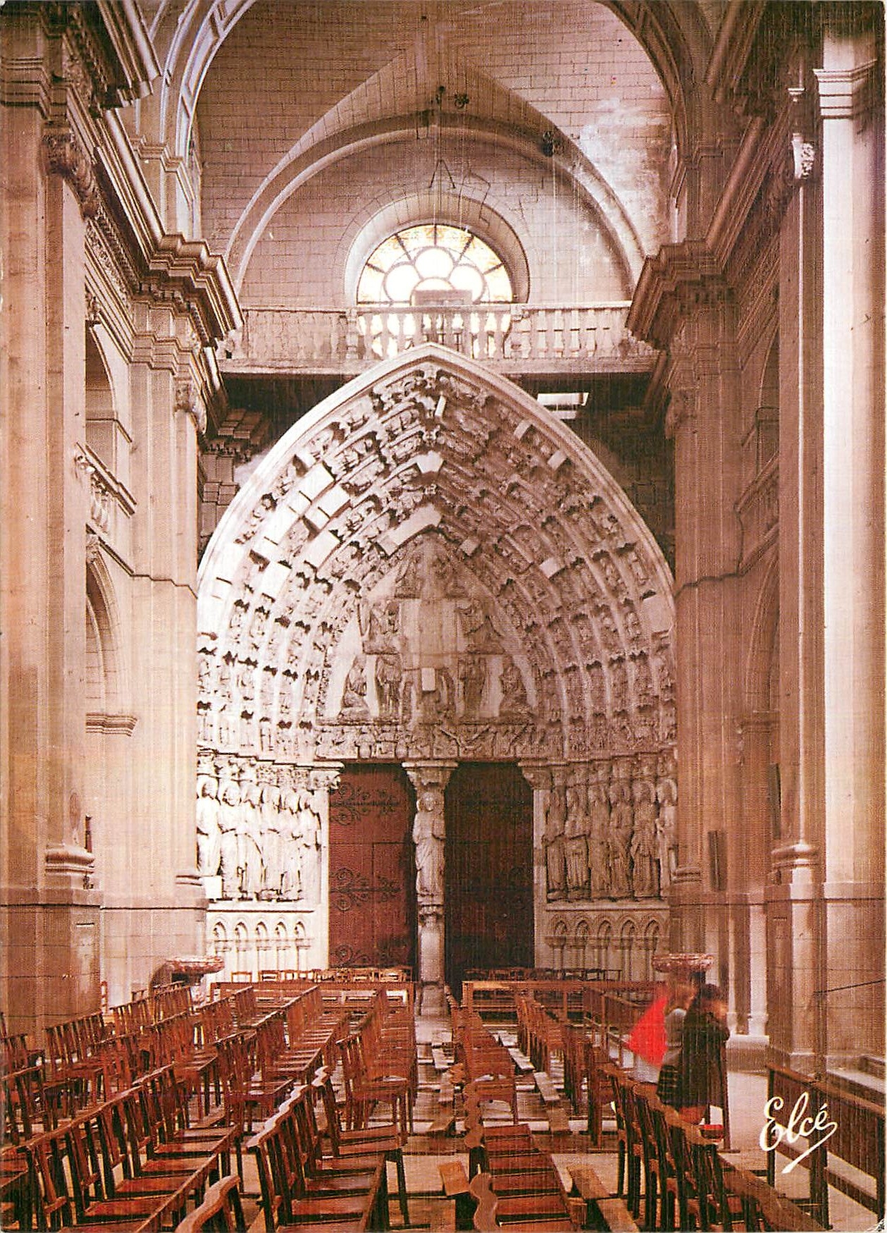 CPM Dax (Landes) Le Portail Interieur de la Cathedrale