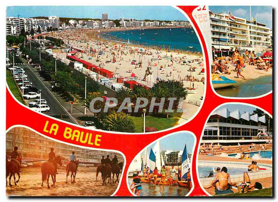CPM Couleurs de Bretagne la cote d'Amour La Baule la plus belle plage d'Europe