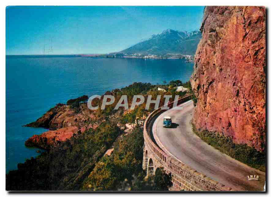 CPM Reflets de la Cote d'Azur La route de la Corniche d'Or au virage de la Pointe de l'Esquillon au 