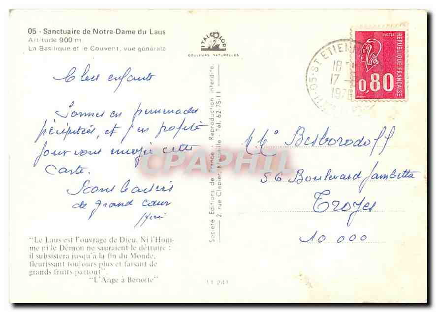 Sanctuaire de Notre-Dame du Laus — Vue générale — Éditions de France — Reverso