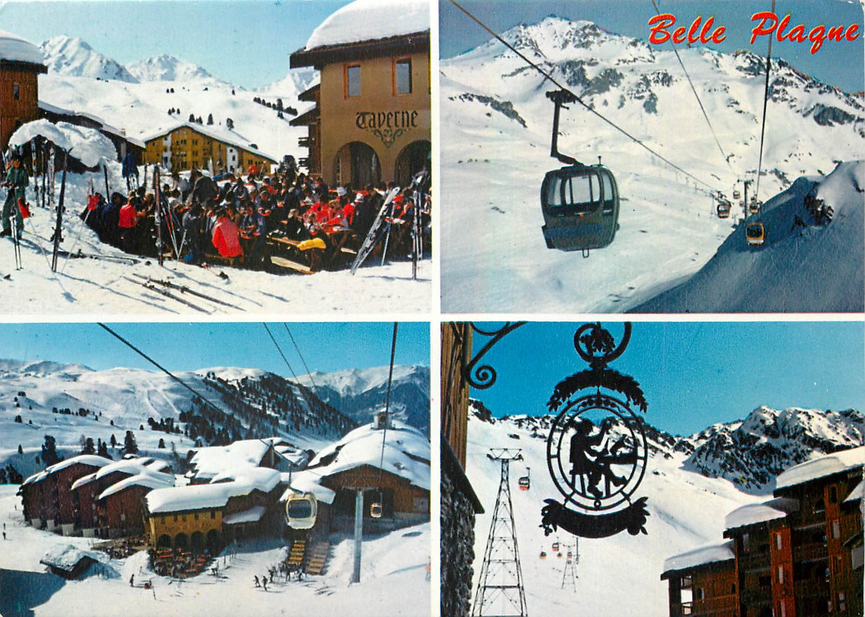 Belle Plagne — Station de ski — éditeur La Plagne