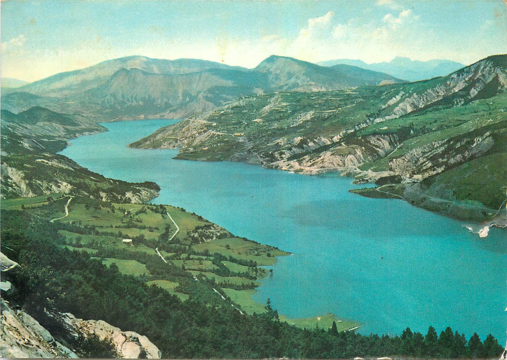 Barrage de Serre Ponçon (H.A.) — Vue d'ensemble du lac du barrage — Éditions « MARS » n°265