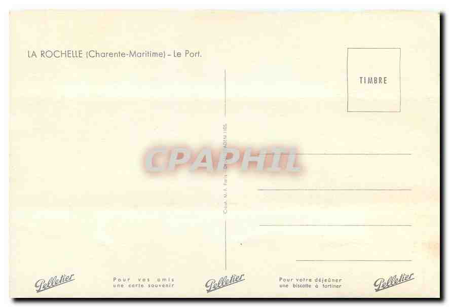 CPM La Rochelle (Charente Maritime) Le port — Back