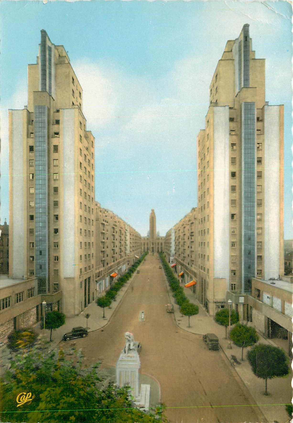 Avenue de la République — vue architecturale — éditeur Cap, n° de série non visible