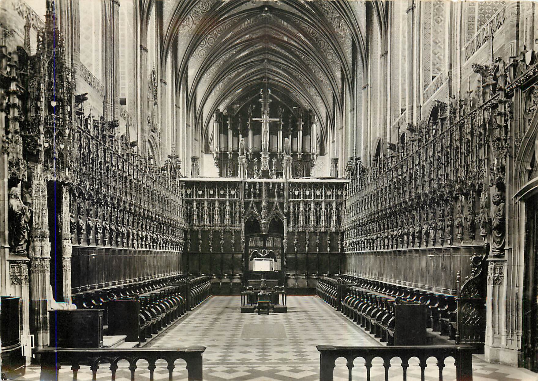 CPM Albi Cathedrale Sainte cecile Le Choeur (XVe et XvIe s) Orgue