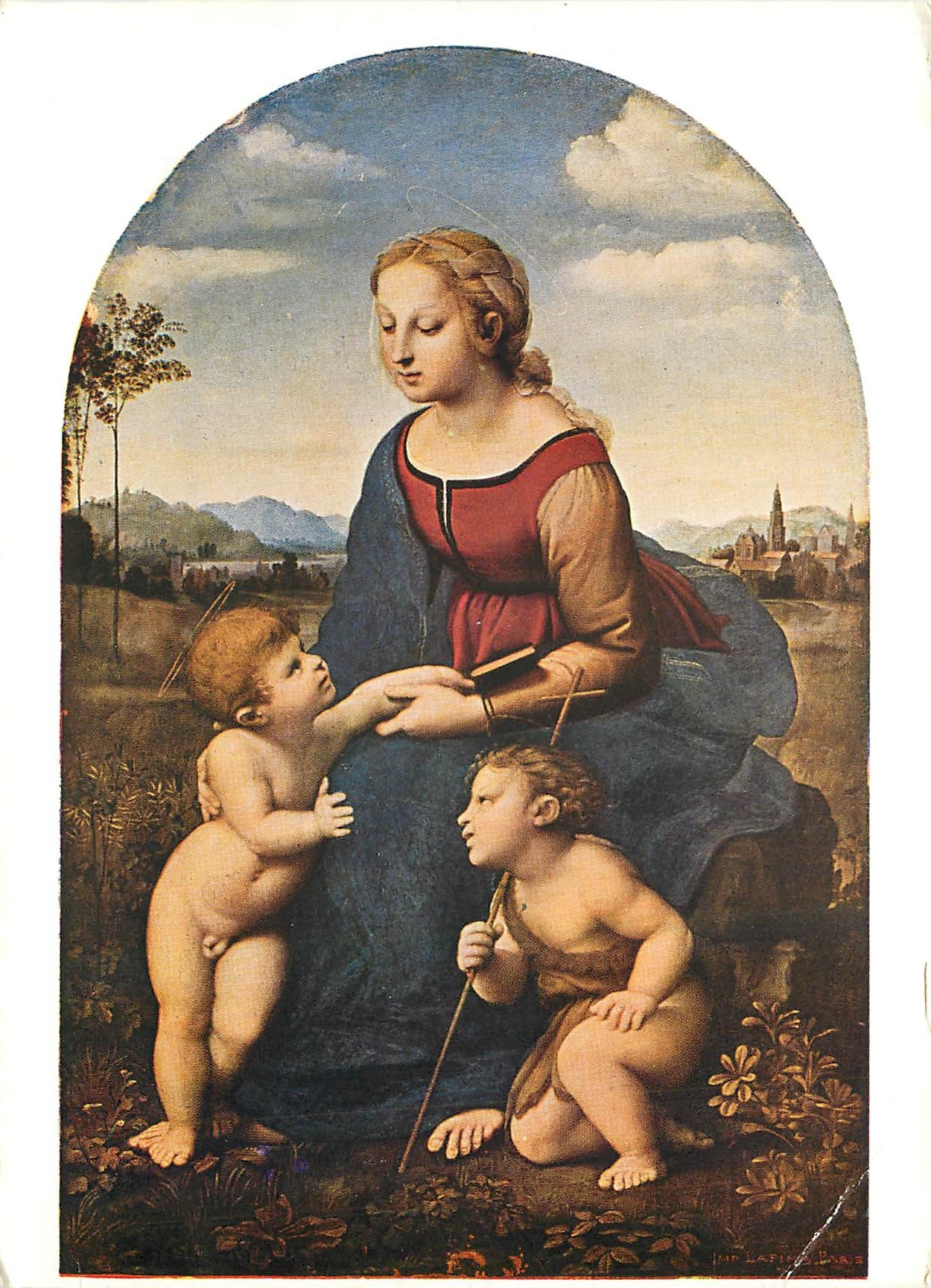 Die Jungfrau genannt 'La Belle Jardinière' — Raphael Sanzio (1483-1520) — Les Éditions Romis, Paris