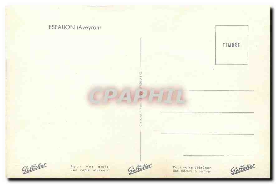 CPM Espalion (Aveyron) — Rückseite